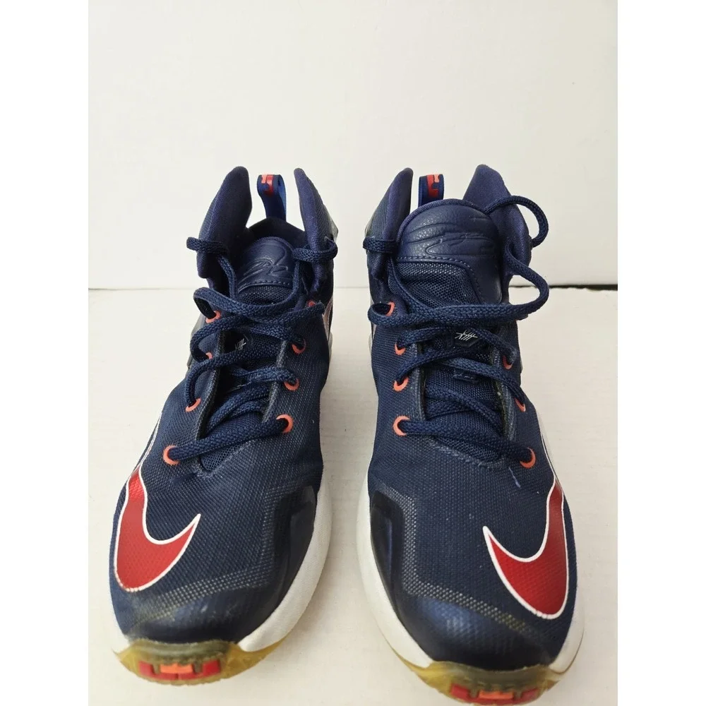 Nike Youth‎ LeBron 13 USA Midnight Navy Basketball Shoes Size 4Y